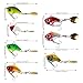 GMBYLBY 5Pcs Fishing Lure Spinner Baits Fishing Lures Spinner Fishing Lures with Hook Sequins Artificial Baits Enduring
