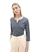 Produktbild TOM TAILOR Damen 1038029 T-Shirt mit 3/4-Arm & Muster, 32365-navy Geometrical Design, L