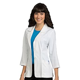 Roks PrimeSurgicals Lab Apron Women 3/4 with inner secret pocket (100% ...