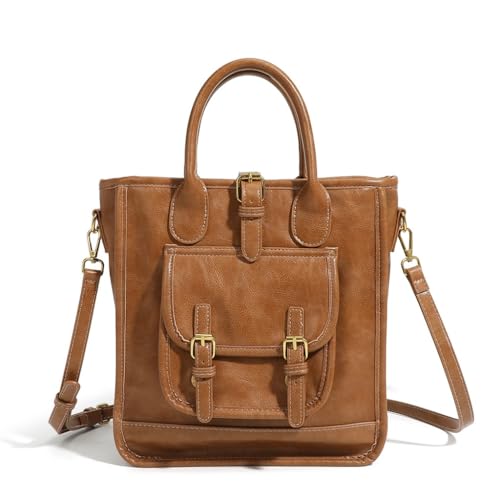 Sac à main quotidien tendance style rétro avec compartiments multiples