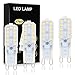 Produktbild 5W G9 LED Lampe 500 Lumen, Kein Flackern und 3000k warmweiß G9 LED Leuchtmittel Ersatz 50W G9 Halogenlampe, 360° Abstrahlwinkel, Dimmbar 4er-Pack