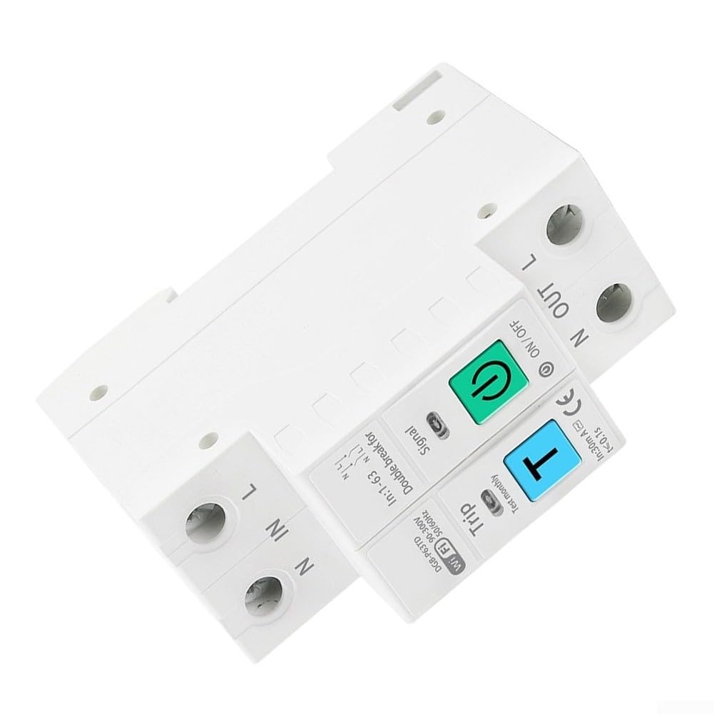 Disyuntor para inteligente WiFi 1-63A Protección Voltaje Disyuntor