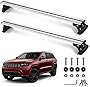 AUTOSAVER88 Roof Rack Cross Bars Compatible with 2011-2021 Jeep Grand Cherokee Altitude/SRT with Roof Black Moldings, Rooftop Aluminum Luggage Rack Cargo Carrier Bag Bike Crossbars