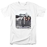 Trevco Blues Brothers Distressed Poster Adult T-Shirt Shirt, White, XX-Large