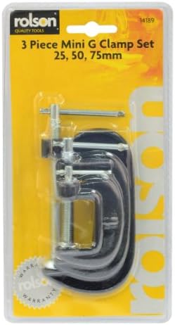 Rolson 14189 3 pc G Clamp Set