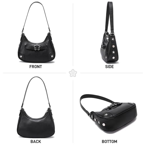 Sac à bandoulière YIKOEE Y2k petit format pour femme style rétro