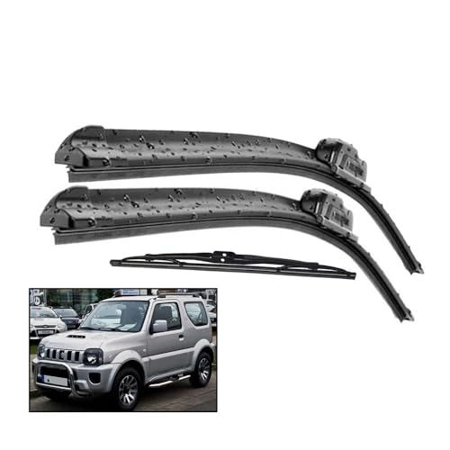 Balais d'essuie-glace Suzuki Jimny résolvant les traces et le bruit sur votre pare-brise