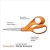 Fiskars Petite Original Orange-Handled Scissors, Crafting and Sewing Stainless Steel Scissors for Smaller Hands, Ergonomic Handle, Paper and Fabric Supplies for Office, Arts, and Crafts #1