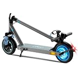 QnQ Trottinette Electrique Adulte Ultra Legere, Autonomie 20 30km Trotinette Électrique Pliable Moteur 500W Batterie 36V 10.4Ah, Double Amortisseur, pneus nid d'abeille increvables, Scooter Electrique