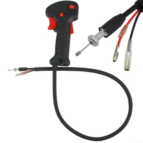 Interrupteur De Poignée De Tondeuse Pour GARDENER, Pour Honda, Pour EUROTEC And Gâchette Accélérateur Tuyau 19Mm, Pour CG, CYG Series, 80Cm Câble...