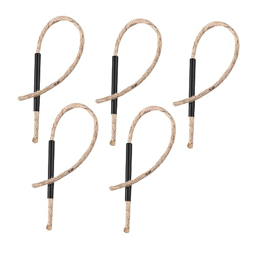 BESPORTBLE 15pcs Outdoor Camping Fire Starter Rope Wax Flame Hiking Aluminum Handles for Emergency Fire Rope for Camping and Survival