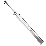 Fujsnmu Silver Tile Flat Ash Tool, Stainless Steel Brick and Tile Tiler Retractable Ceramic Tile Leveling Paving Tool for Laying Floor Tiles of Different Sizes