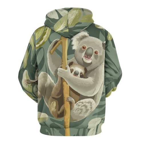 Sweat à capuche koala mignon idéal pour vos moments de détente à la maison - 4