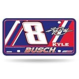 Rico Industries NASCAR Racing Kyle Busch Metal Auto Tag 6