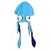 Blue Squid Hat Mix - Large Squid Hat In Blue With Crazy Eyes