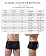 ohyeahlady Sexy Ouvert Slip Mann Dessous Herren Sissy Kleidung für Crossdresser Gay Unterwäsche Erortische Jocksrap Große Größen Reizwäsche Unterhosen Pouch Underwear PU Leder Briefs Schwarz XL