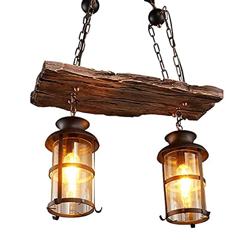 Plafond lampe retro industriel en fer bar cafe CFWSHJ