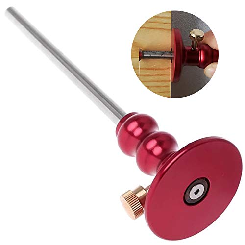 JHYM 8 Pulgadas Rueda gramil, la Herramienta Profesional de la Madera 0-130mm Scriber, Métricas Imperial Regla, aleación de Acero, Capa Resistente a la corrosión, Micro Ajustador con estrías Perilla