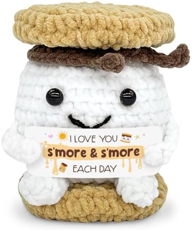 Mini Crochet Smores 2025, Anniversary Wedding Gift for Couple, Hi...