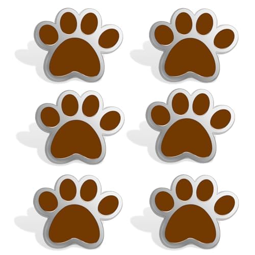 6/12/50/100Pcs Multiple Colour Paw Award Lapel Pin 1 “ -School Student Awards Mascot Brooch Animal Badge For Clothes Bags Hats