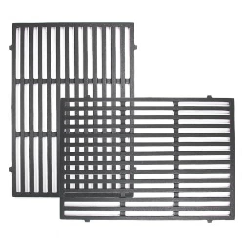 Hongso genesis ii grates for Weber Genesis II 300 Series E310 S310 E315 S315 E325 S325 E330 S330, II LX S & E 340, Genesis 2 GS4 Gas Grill, Cooking Grids Replacement Parts for 66095 66802, Cast Iron