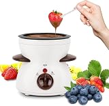 mini fondue set amazon Gran juego de fiesta: una fiesta no sería perfecta sin chocolate. Los sabrosos alimentos recubiertos de chocolate son ideales para fiestas de cumpleaños, citas nocturnas, noches de películas, reuniones familiares o disfrutar solos. Este mini foso de fondue de chocolate se puede utilizar para calentar chocolate, queso y sopa de carne.