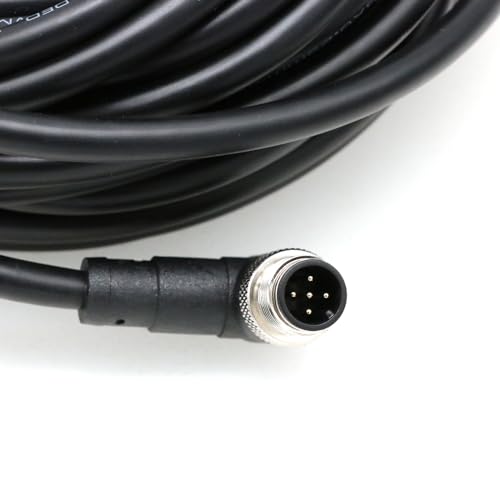 Cable sensor M12 5 pines A-Coded macho a extremos libres 10m PVC IP67 miniatura 2