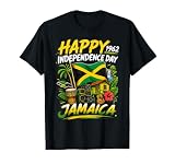 Proud Jamaican Happy Independence Day Jamaica 1962 Men Women T-Shirt