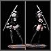MABAIUDE 2B Figure 2B Statue Anime Figure No.2 Type B 2Byorha Figurine, 33cm Battle Damage Version Heads Replaceable, PVC Desktop Figures Decor Collectible