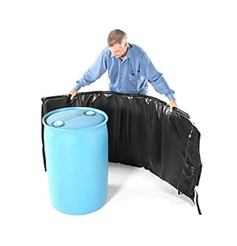 Powerblanket BH55RR-80 55 Gallon Drum Heater with Fixed Thermostat, Weather Resistant Vinyl Shell