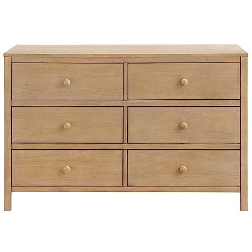 Image of Soho Baby Everlee 6 Drawer Dresser, Honey Wood
