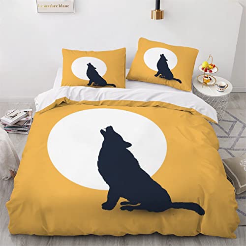 Housse de couette loup 200x200 zippée pour un lit impeccable sans effort - 3