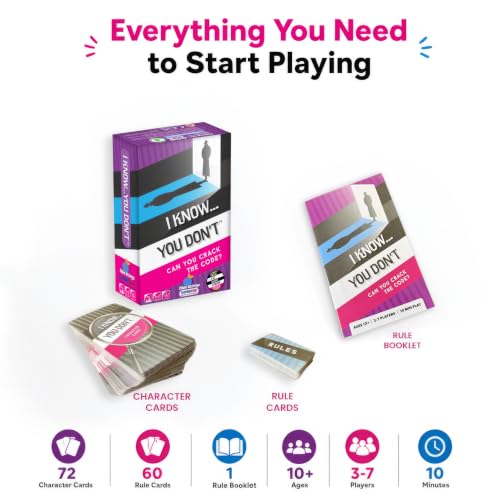 Image of blue orange | I Know... You Don't - Strategic Card Game for Family Game Night | Easy to Learn | Fast 10 Minute Rounds | Fun for Kids, Teens, and Adults | 3-7 Players