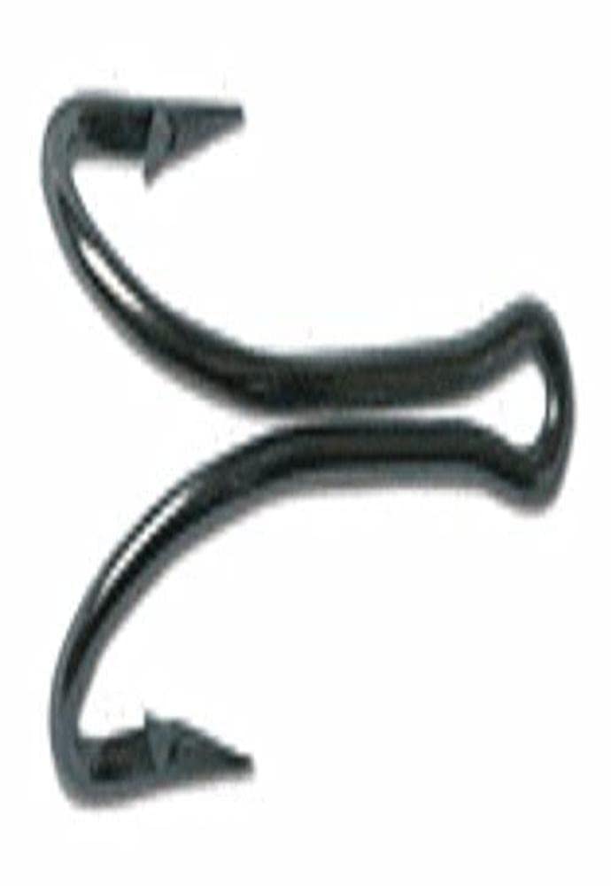 Mustad Classic 2 Extra Strong Dublin Point Stainless Steel Double Hook with Extra Short Open Shank (Pack of 50), 4/0