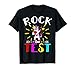 Testing Day Teacher Rock The Test Teaching Students Teachers T-Shirt