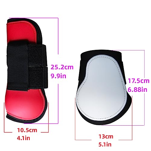 UOSIA Proteção e suporte para botas esportivas para cavalos Botas esportivas de perna com cinta de p