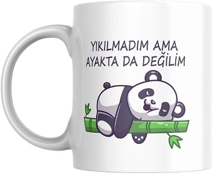 Im Not Devastated But Im Not Standing Mug Cup Funny Written Gift Tea Coffee Cup Coffee Mug