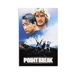 Point Break Movie Poster Canvas Wall Art Room Aesthetics HD Modern Decorative Painting For Teens Bedroom Liveroom Dorm Deco 12x18inch(30x45cm)
