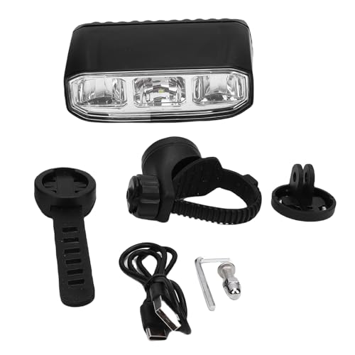 Luz delantera para bicicleta IPX5 impermeable con batería recargable aluminio 6