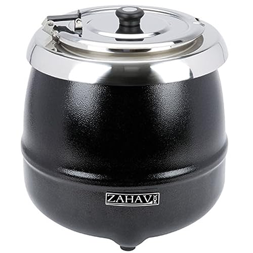 Zahav Inox, ATS1010, Sopeira 10L Elétrica 220V, Preta, Aço Inox
