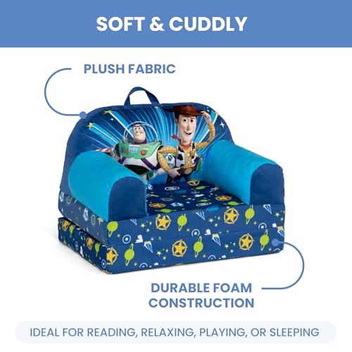 Delta Children - Toy Story Cozee Buddy Flip-Out Kids Chair, Blue by Delta Children - Image 8