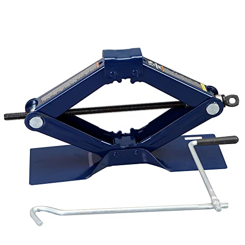 Tce At10152U Torin Steel Scissor Lift Jack Car Kit, 1.5 Ton (3,000 Lb) Capacity, Blue #TOP1