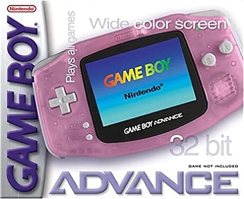 Nintendo Clear Pink Console (GBA)