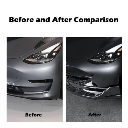Alerón de labio delantero para Tesla Model 3 2024: Protege y personaliza tu parachoques 7
