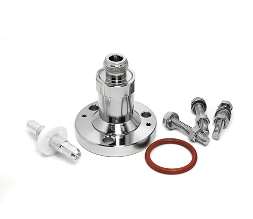 JBDZ RF 7/8 EIA 3Hole Flange to N Female Adaptor Connector for Cellular Communication Basestation, singnal Transmission, WiFi Route, Broadcast