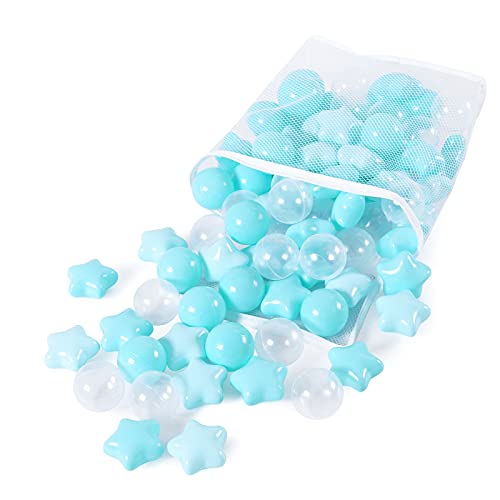 Realhaha Balls for Ball Pit, Play Pin Balls Bulk for Toddlers Plastic Balls Great for Kids Party Or Dog Playground Equipment Playtoy,Kid Ball Pits & Accessories - Thumbnail 5