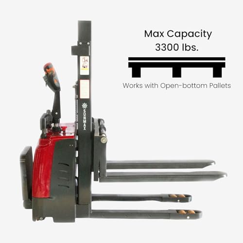 Crown electric pallet stacker