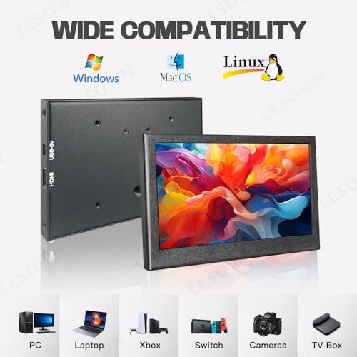 Image of 4.3 Inch Small Monitor 800x480 IPS Secondary Screen Mini Travel External Monitor LCD Portable Display for Laptop PC PS4 /5 Xbox Switch Raspberry Pi