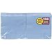 amscan 610013-108 Lot de 125 serviettes de table double épaisseur Bleu pastel 33 cm