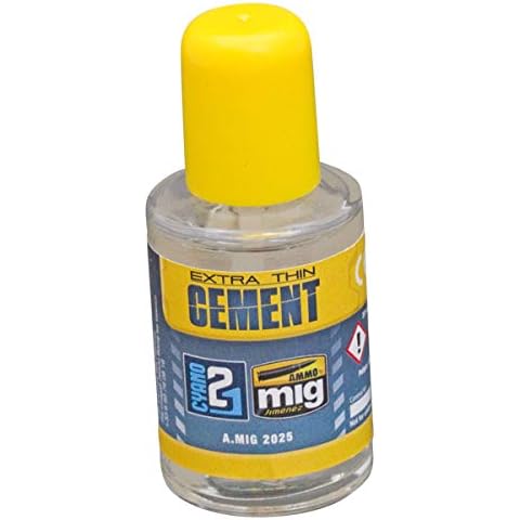 CEMENTO Extra Fina 30ml. AMMO MIG Colle21. Para Maquetas Cover